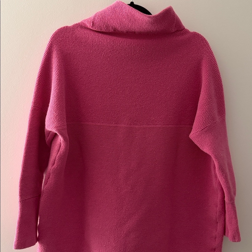 Free People Pink Slouchy Ottoman small - Picture 5 of 6